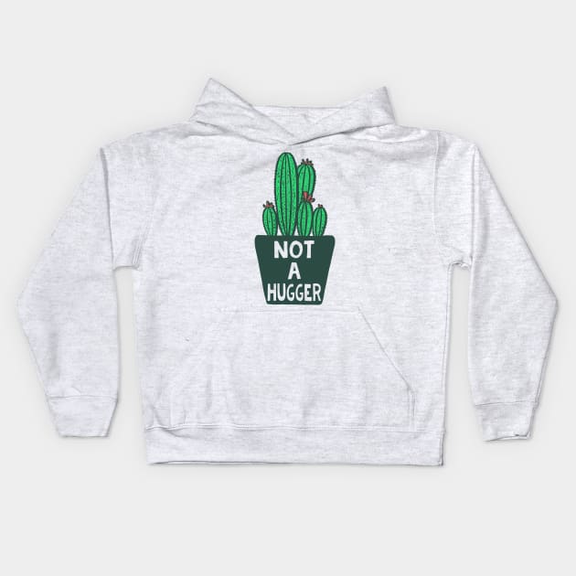 Not a Hugger Kids Hoodie by Geeks With Sundries